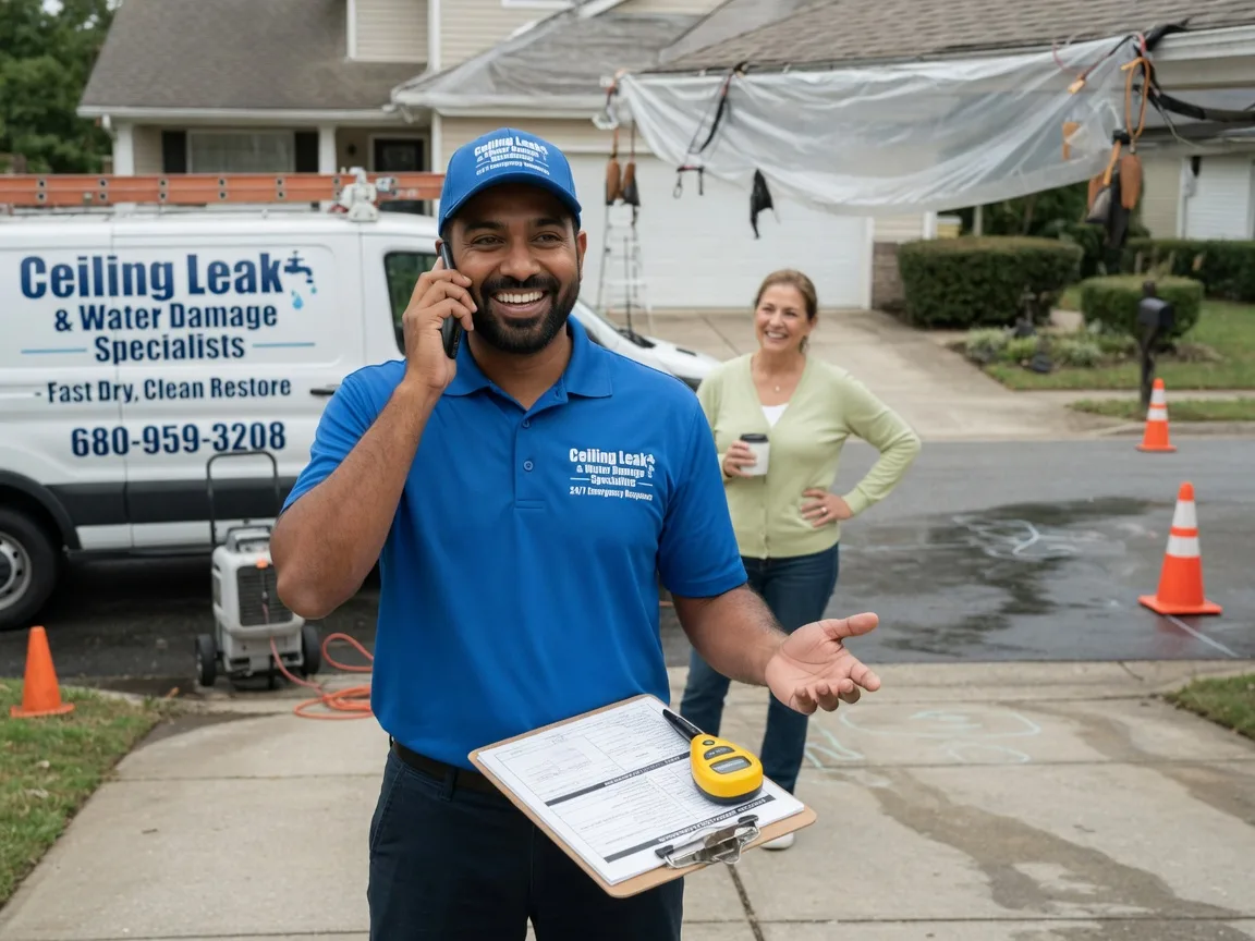 Ceiling Leak Cleanup Central City, NE FAQs